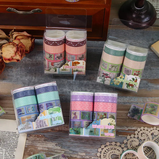 Post office Washi tape 10pcs(JD2645C)