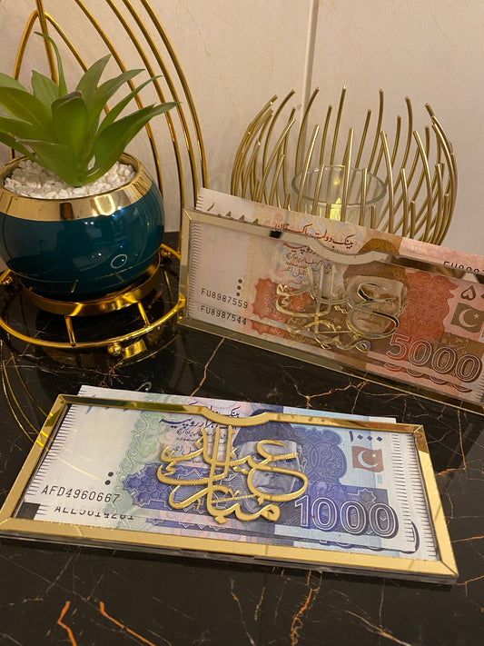 Transparent acrylic Eid envelopes