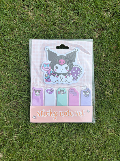 Kuromi sticky notes set