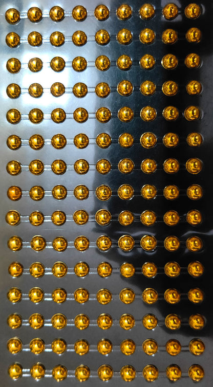 Golden beads stickers