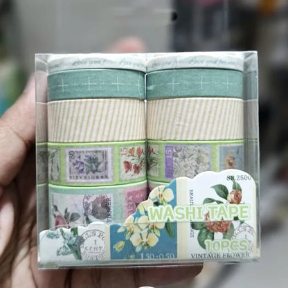 Post office Washi tape 10pcs(JD2645C)
