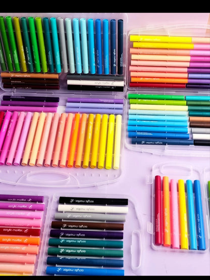 soft-head acrylic marker set