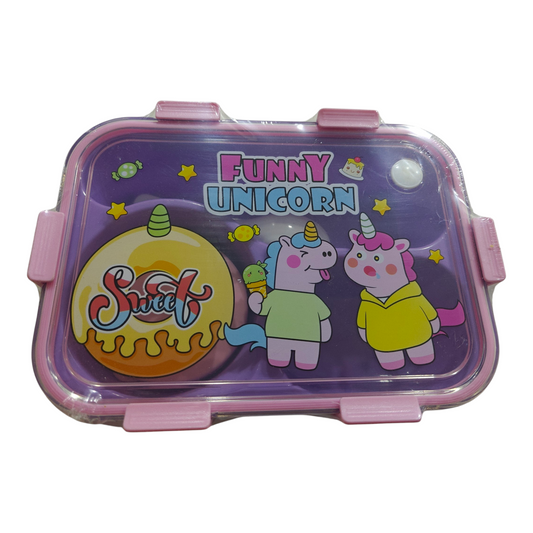 Unicorn bento lunchbox with container #6836