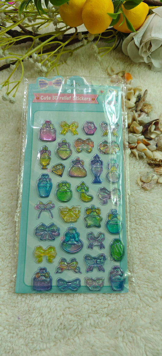 Cute 3d bow stickers LDN