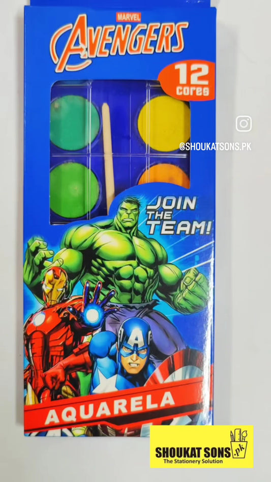 Avengers water color set for kids