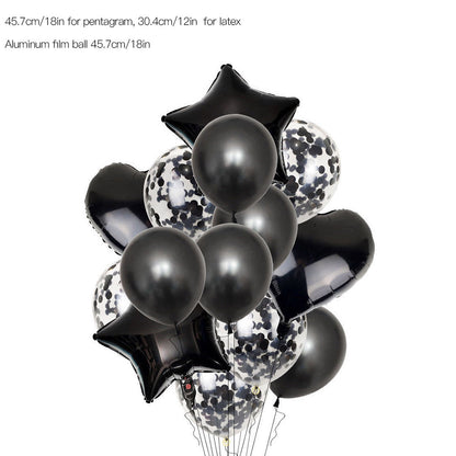 Confetti party balloons 14 pcs
