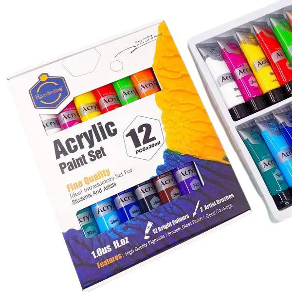 Keep Smiling Acrylic Paint Set 30ml.