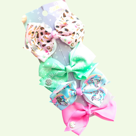 Pack of 4 hairbows