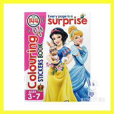 Fine quality pages for coloring book with stickers