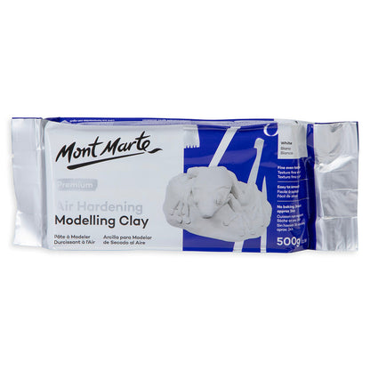 Air Hardening Modelling Clay Premium 500g (1.1lb) - White