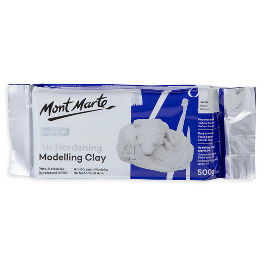 Air Hardening Modelling Clay Premium 500g (1.1lb) - White