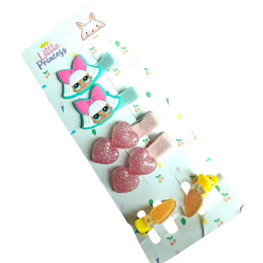 LOL hairpins pack of 3 pairs