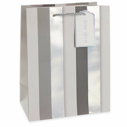 Luxe foil Stripe Gift Bags  (FSBS) (FSBM)