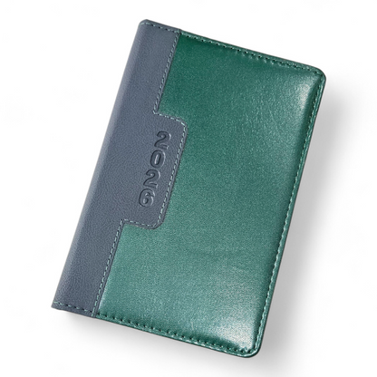 Diary 2026, leather cover, Model A2HM