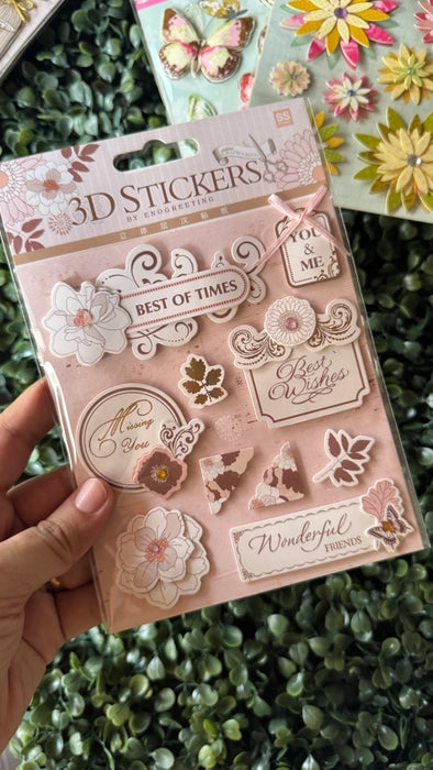 3D stickers