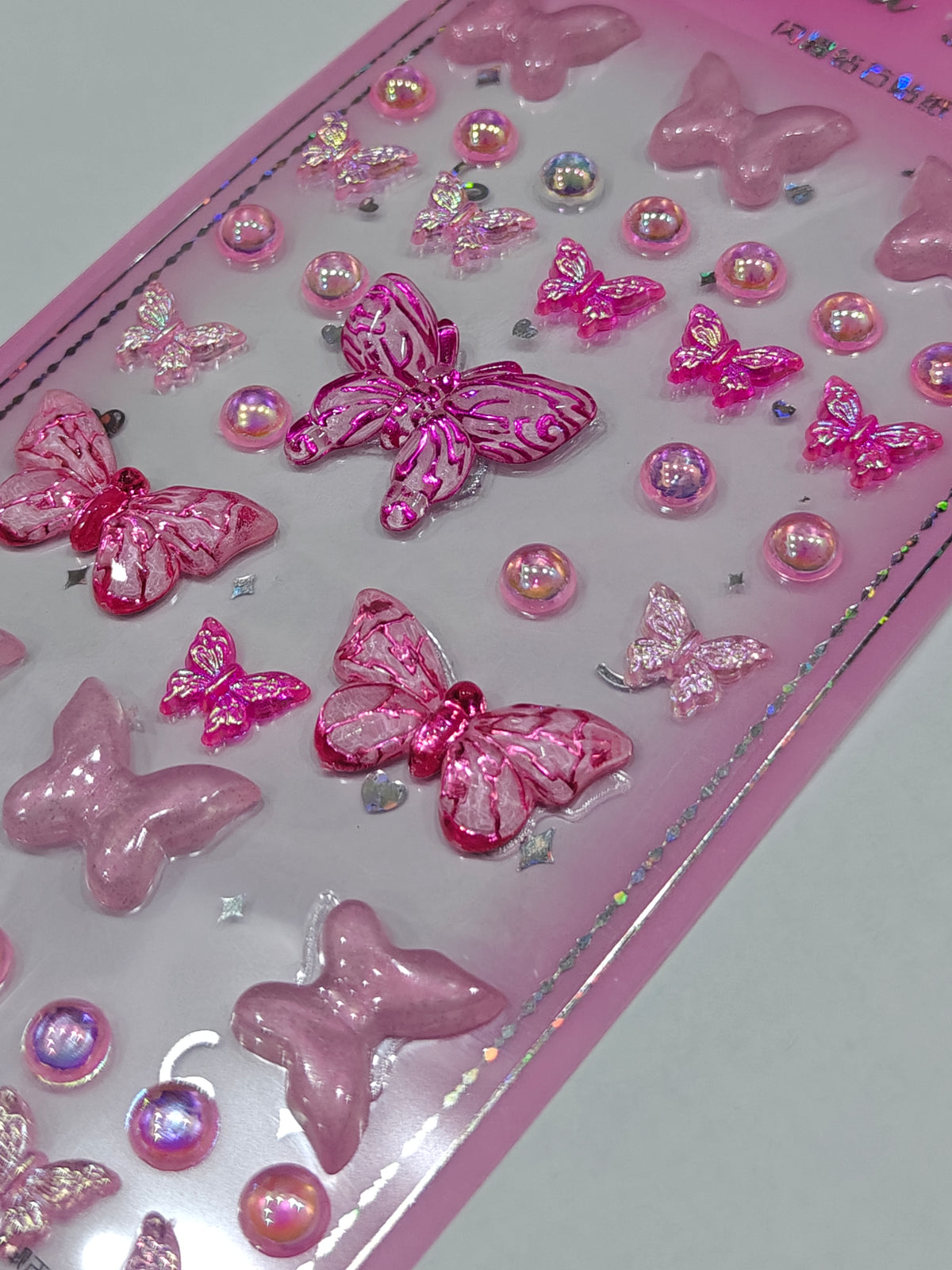 Butterfly gemstone crystal stickers DIY nails, face & body