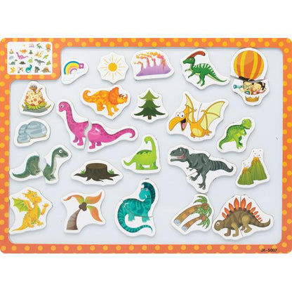 Magnetic easy 2-3 piece puzzle