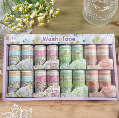 Flower washi tape 10 Pcs (JD2645D)