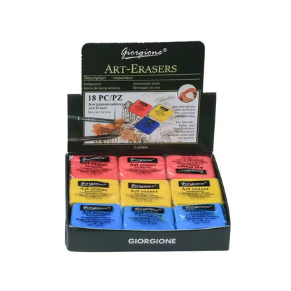 Giorgione Kneadable Strong Sketch Soft Erasers Pack ( 4.5*3.5*1 cm Size) #GK200A