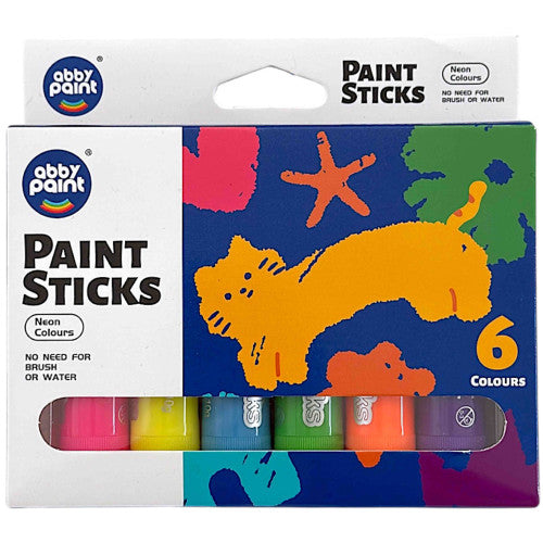 Abby paint sticks  washable for kids colors (Ap303)