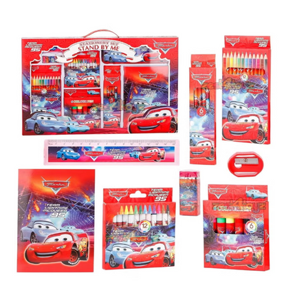 STATIONERY SET 9 PCS # 8001 CARS / SPIDERMAN