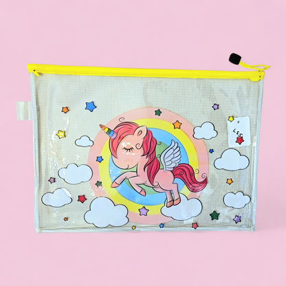 Kids folder zipper bag