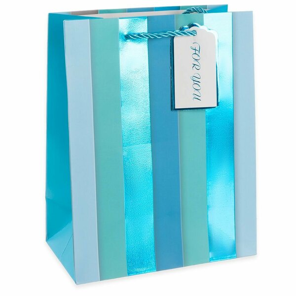 Luxe foil Stripe Gift Bags  (FSBS) (FSBM)