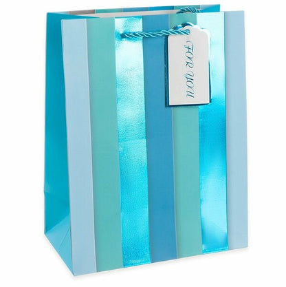 Luxe foil Stripe Gift Bags  (FSBS) (FSBM)