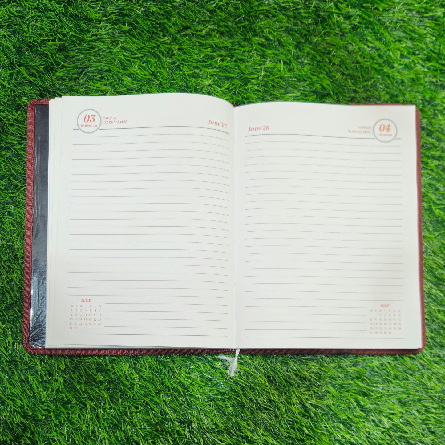 Diary 2026, Model A1E