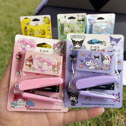 Mini stapler sanrio with pins set (e-015)