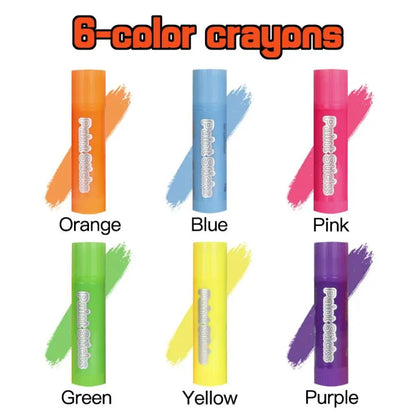 Abby paint sticks  washable for kids colors (Ap303)