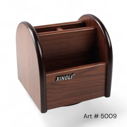 Wooden Pen Organizer Rotatable # 5009