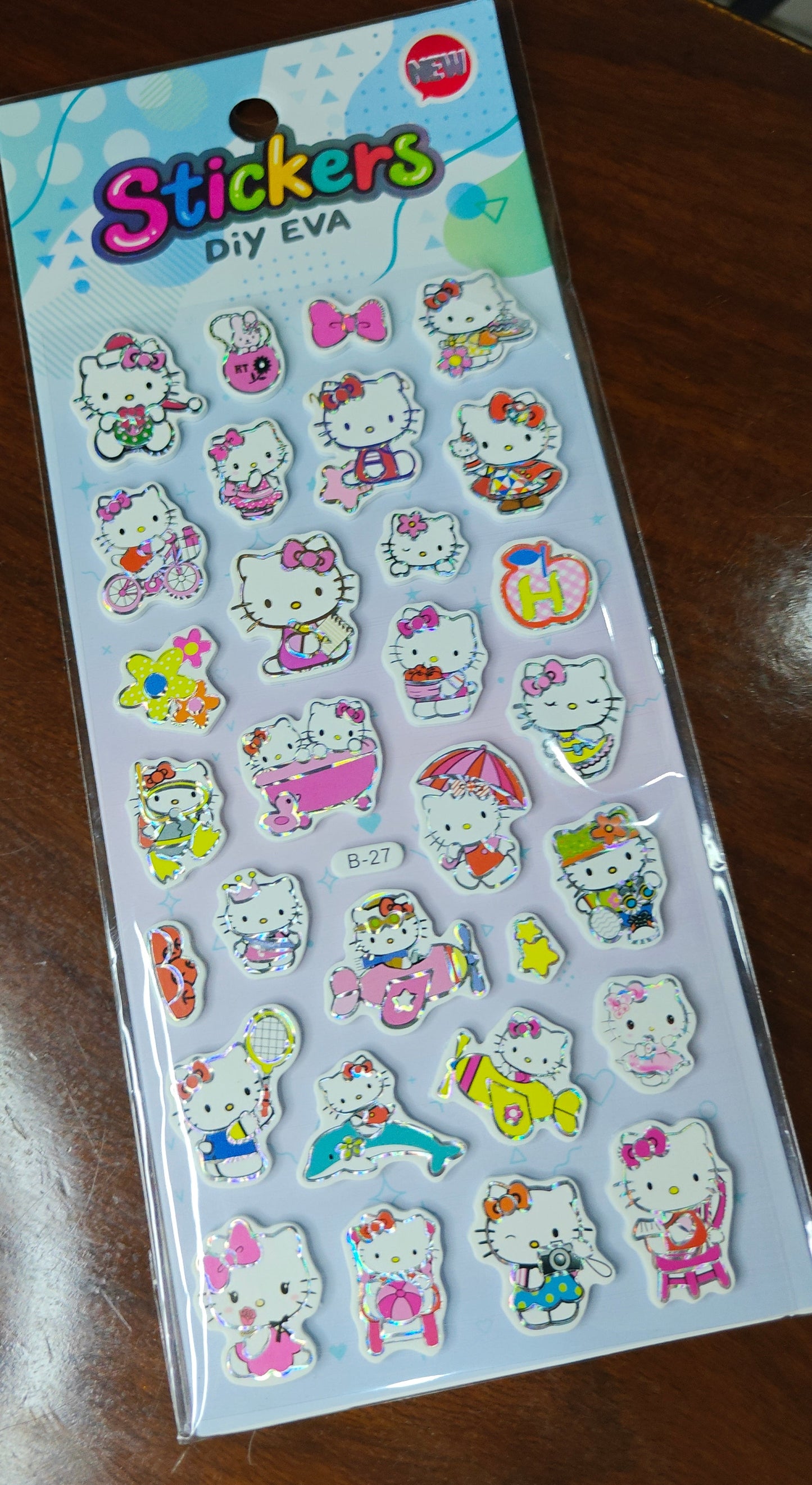Foamic stickers (no. B)