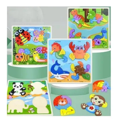 Wooden Puzzle 11 x 11 Inch #1902-275