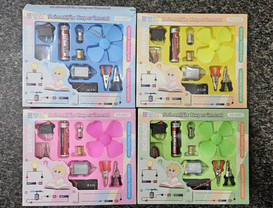 DIY electric circuit kit for science kids