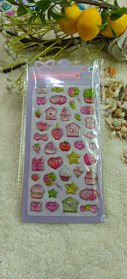 3d cake and bakery stickers (LYL)