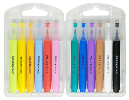 Giorgione Acrylic Marker Set of 12 pastel Colors