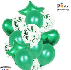 Confetti party balloons 14 pcs