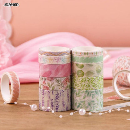 Flower washi tape 10 Pcs (JD2645D)