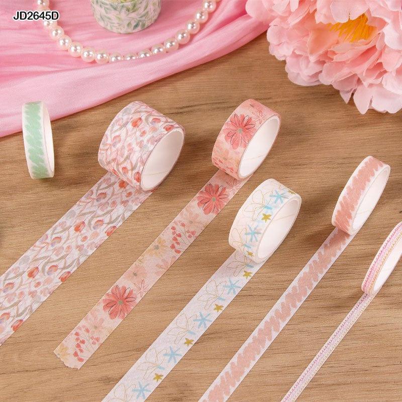 Flower washi tape 10 Pcs (JD2645D)