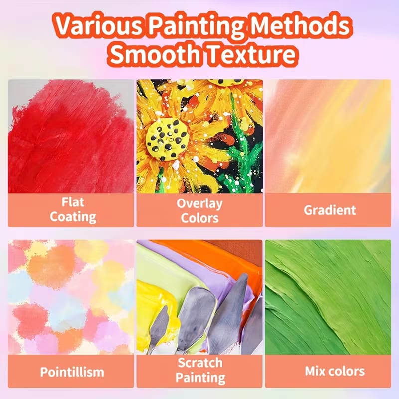 Abby paint sticks  washable for kids 8 colors (Ap303-8)