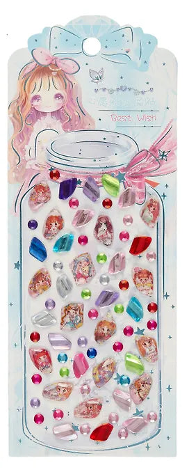 Miniso rhinestones DIY gemstones stickers