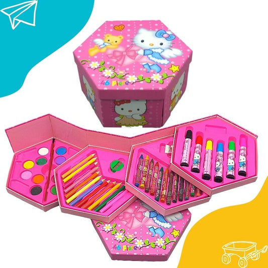 46 pcs unicorn art set for kids gift