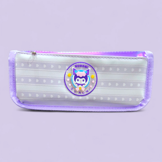 Zipper Fabric Pencil Pouch Kromi (Geometry Case)# 6775