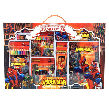 STATIONERY SET 9 PCS # 8001 CARS / SPIDERMAN