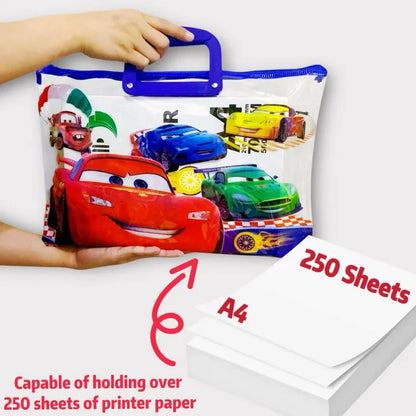 Clear Zipper folder bag kids/Document File #8095
