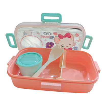 Space bento lunchbox premium plastic #2646