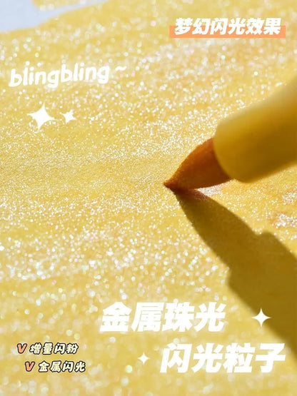 Injoy 12 Dual Tip Glitter Markers (686-12)