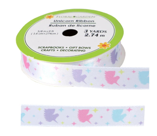 Imported ribbon unicorn 3 yards, 2.7cm width
