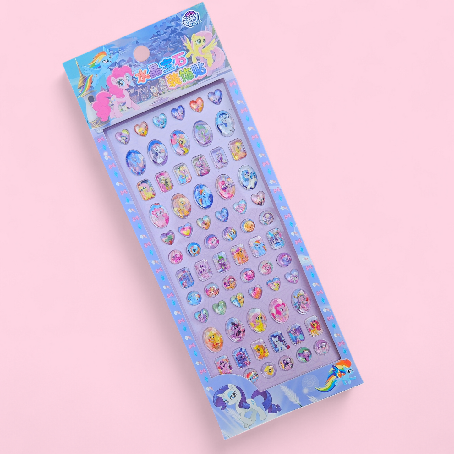 Pony crystal stickers 3d